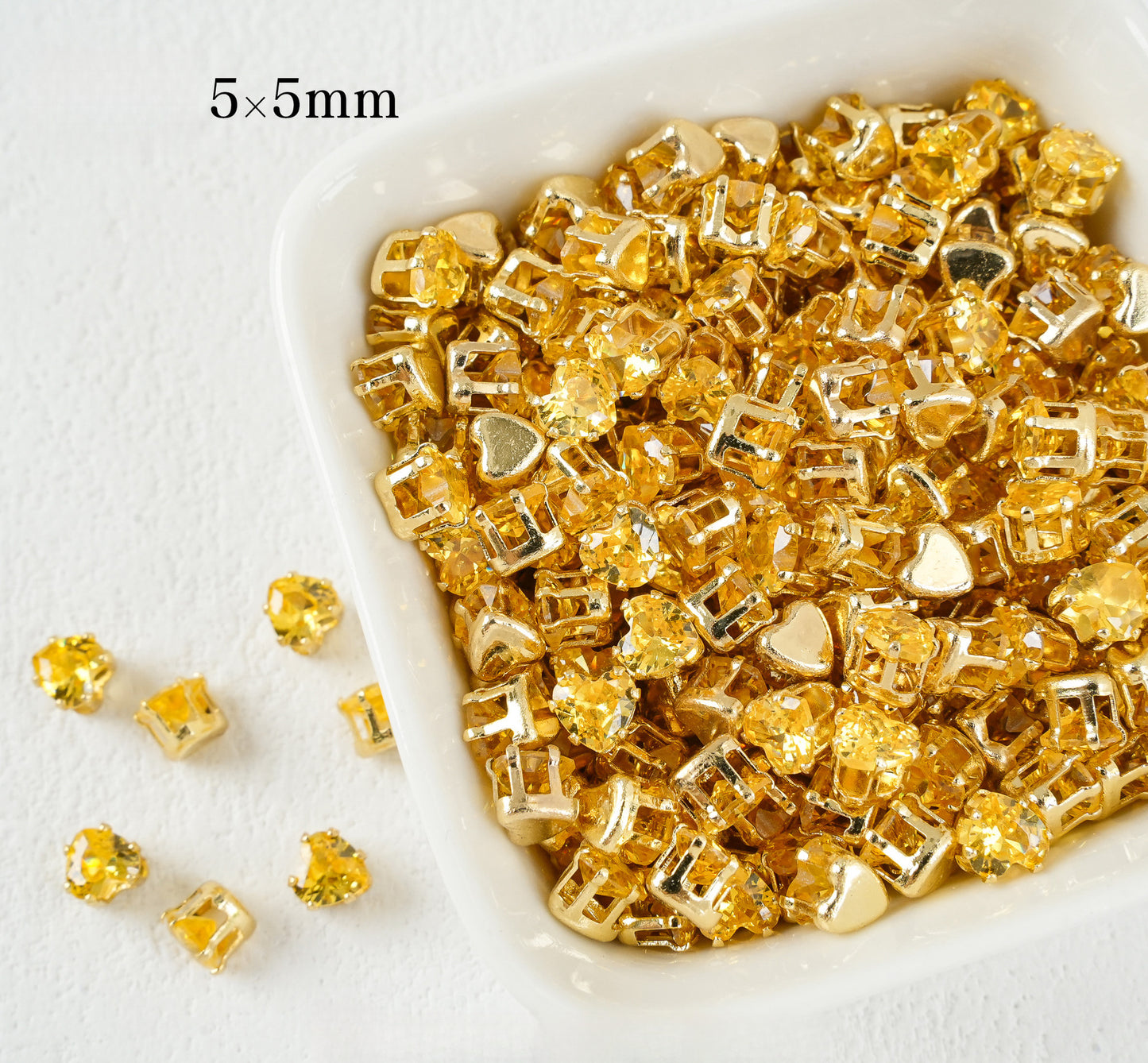 5mm Heart Shape Zircon