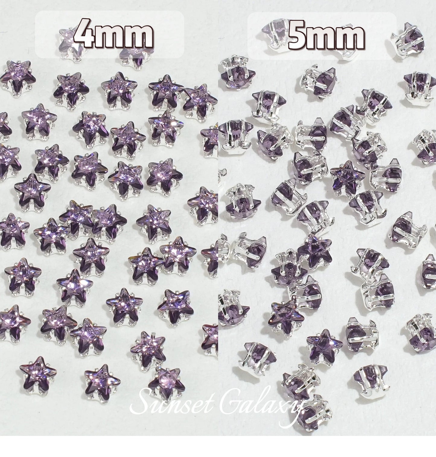 3mm/4mm Star Zircon