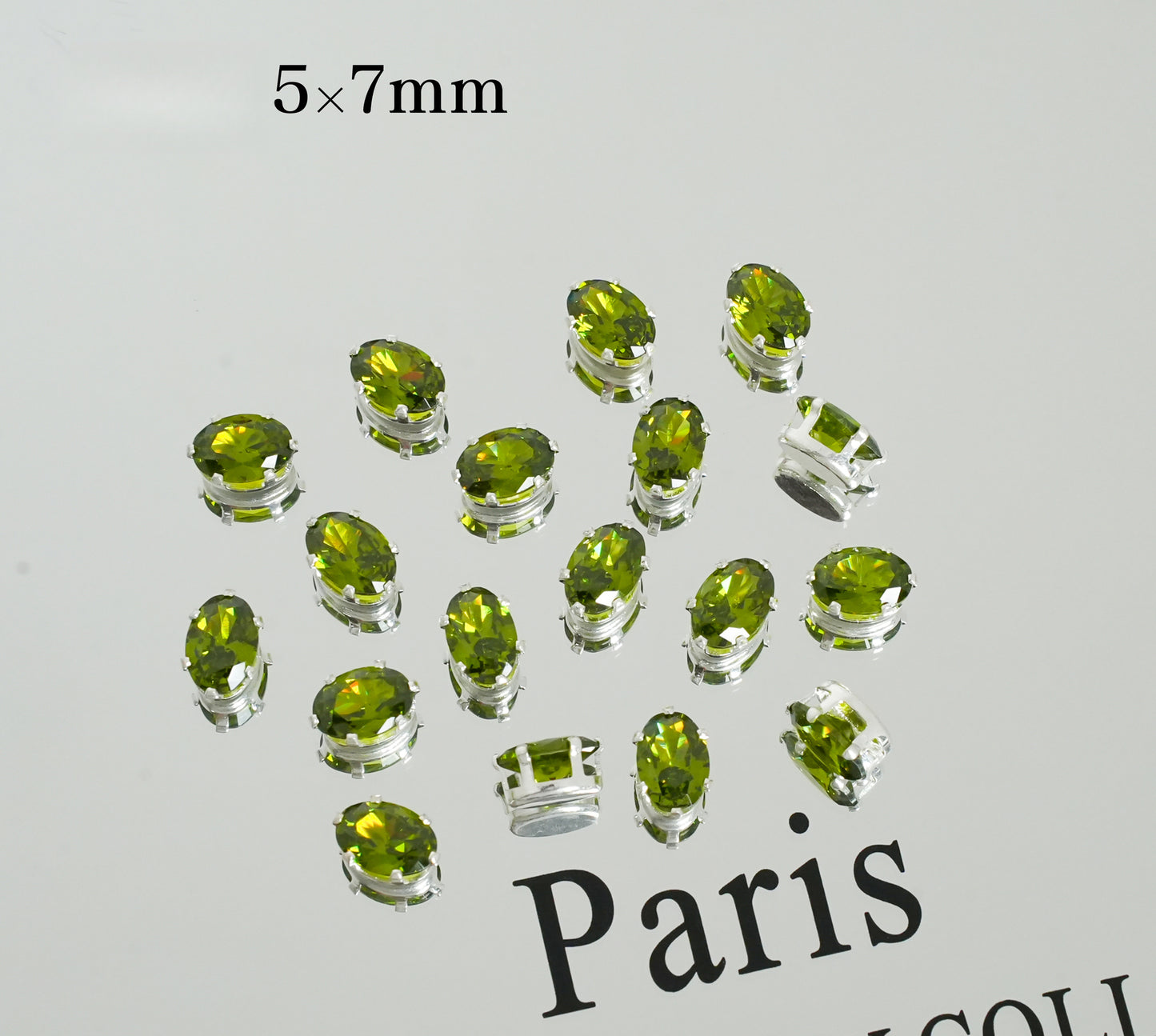 5*7mm Oval Zircon