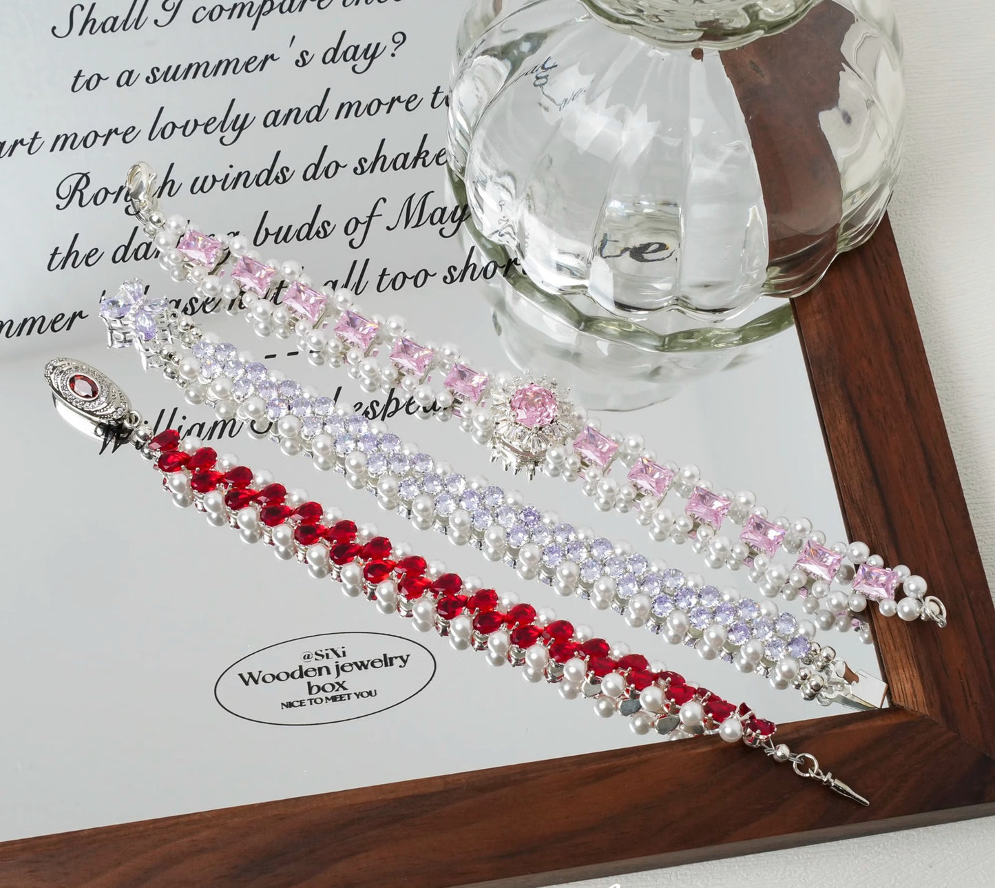 Bracelet Material Kit Pearl&Zircon