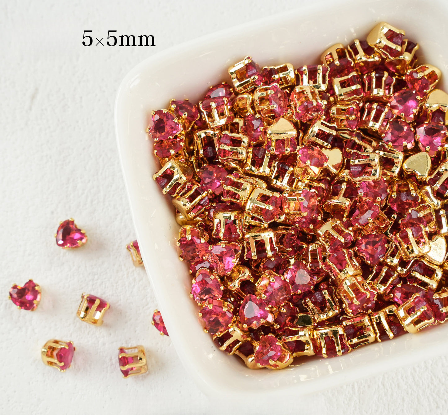 5mm Heart Shape Zircon