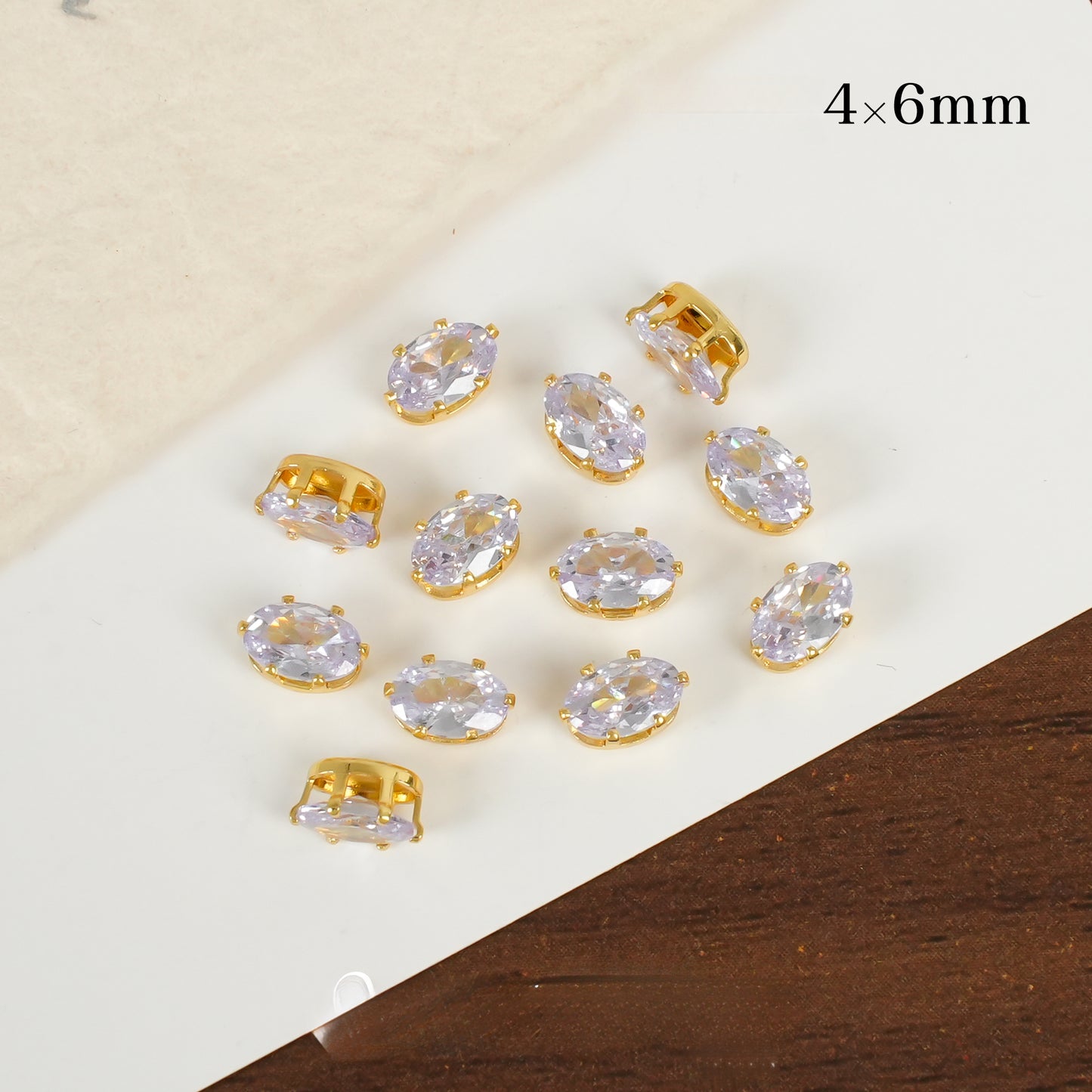 4*6mm Oval Zircon