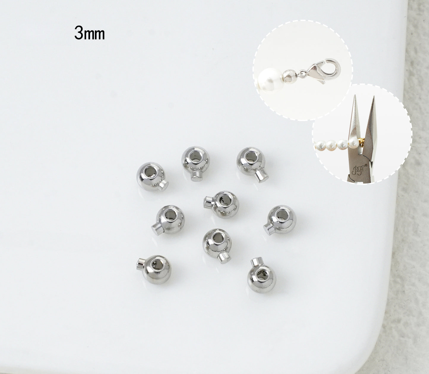 Positioning Beads End Snap