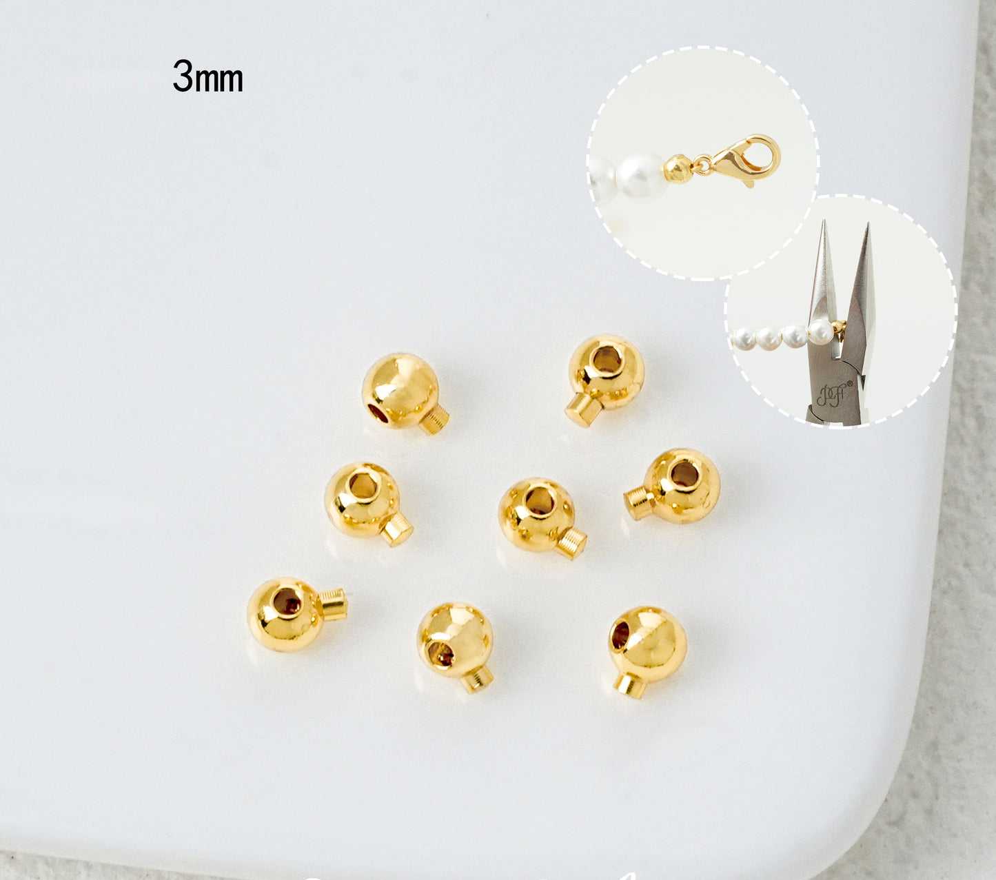 Positioning Beads End Snap