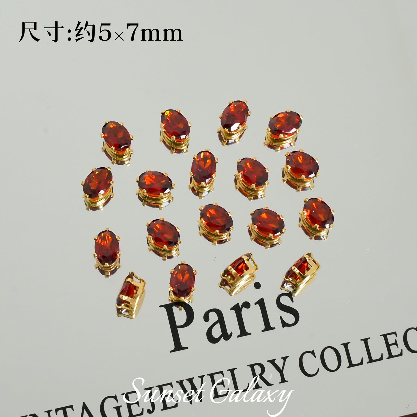 5*7mm Oval Zircon