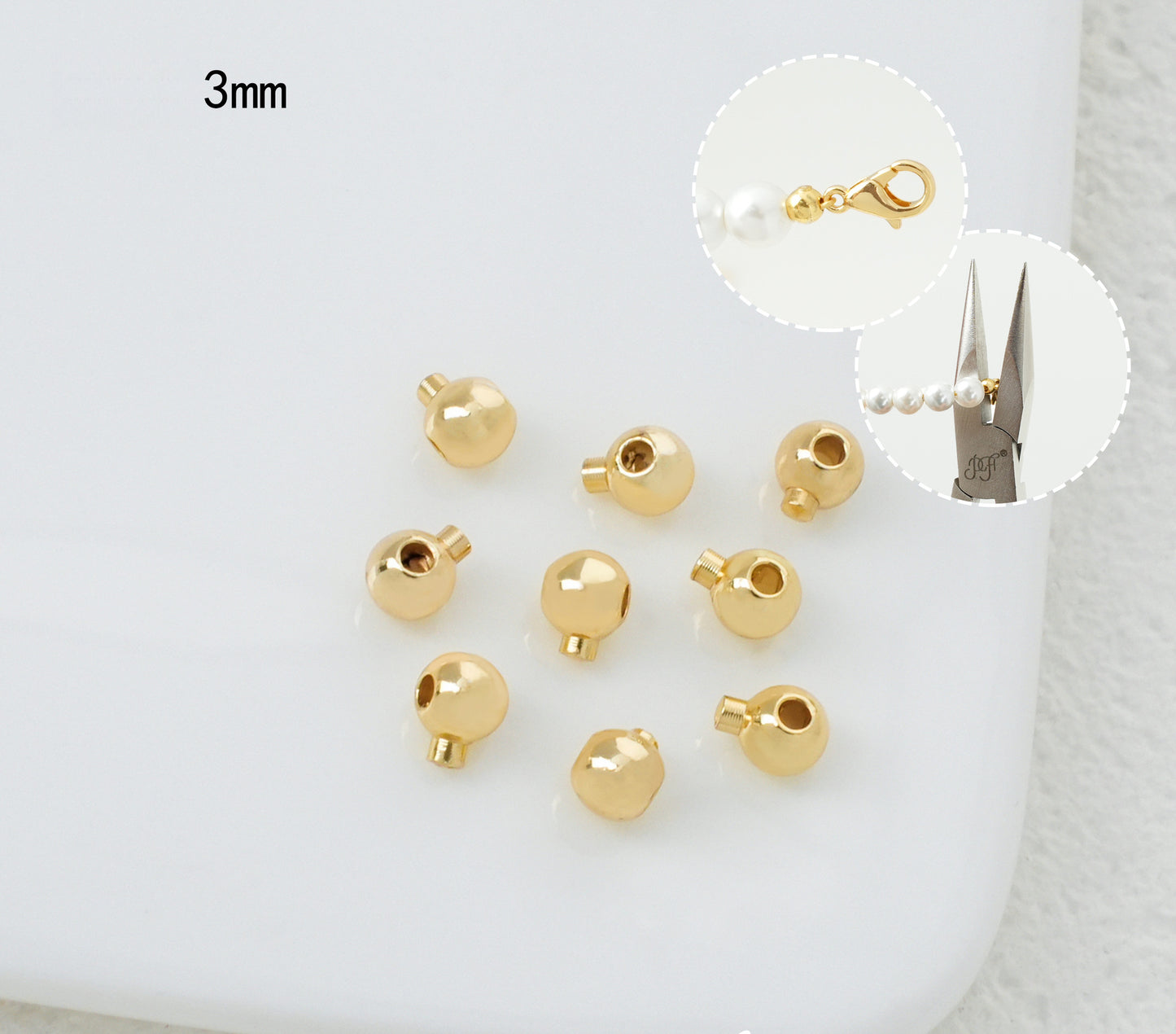 Positioning Beads End Snap