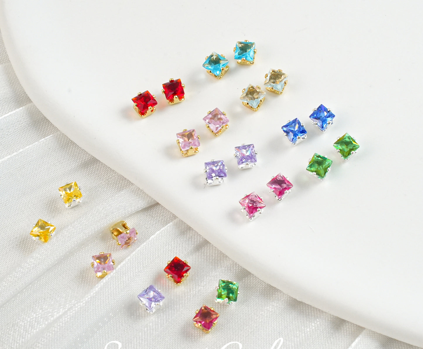 3mm Square Zircon