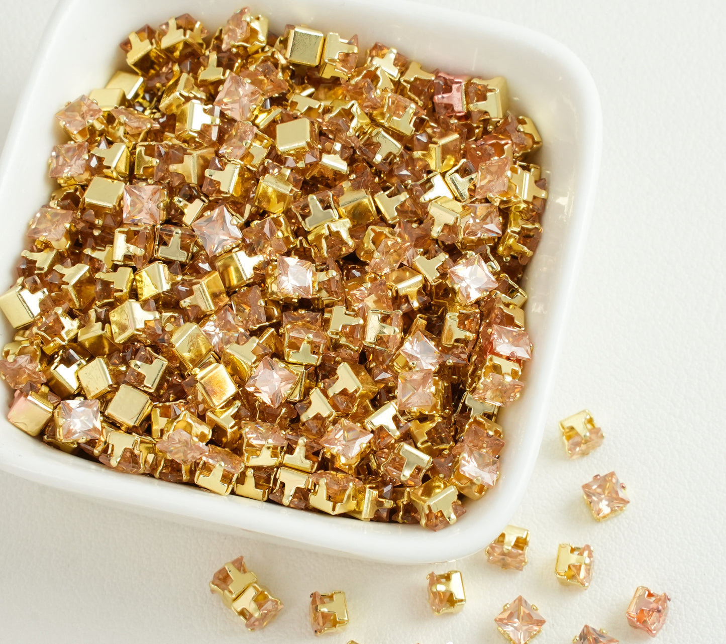4mm Square Zircon