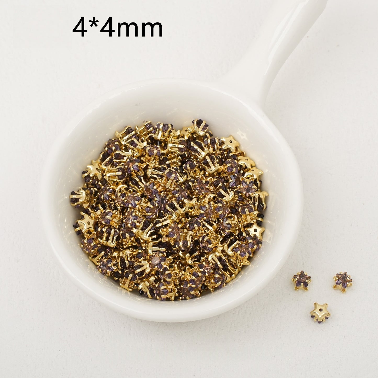 3mm/4mm Star Zircon