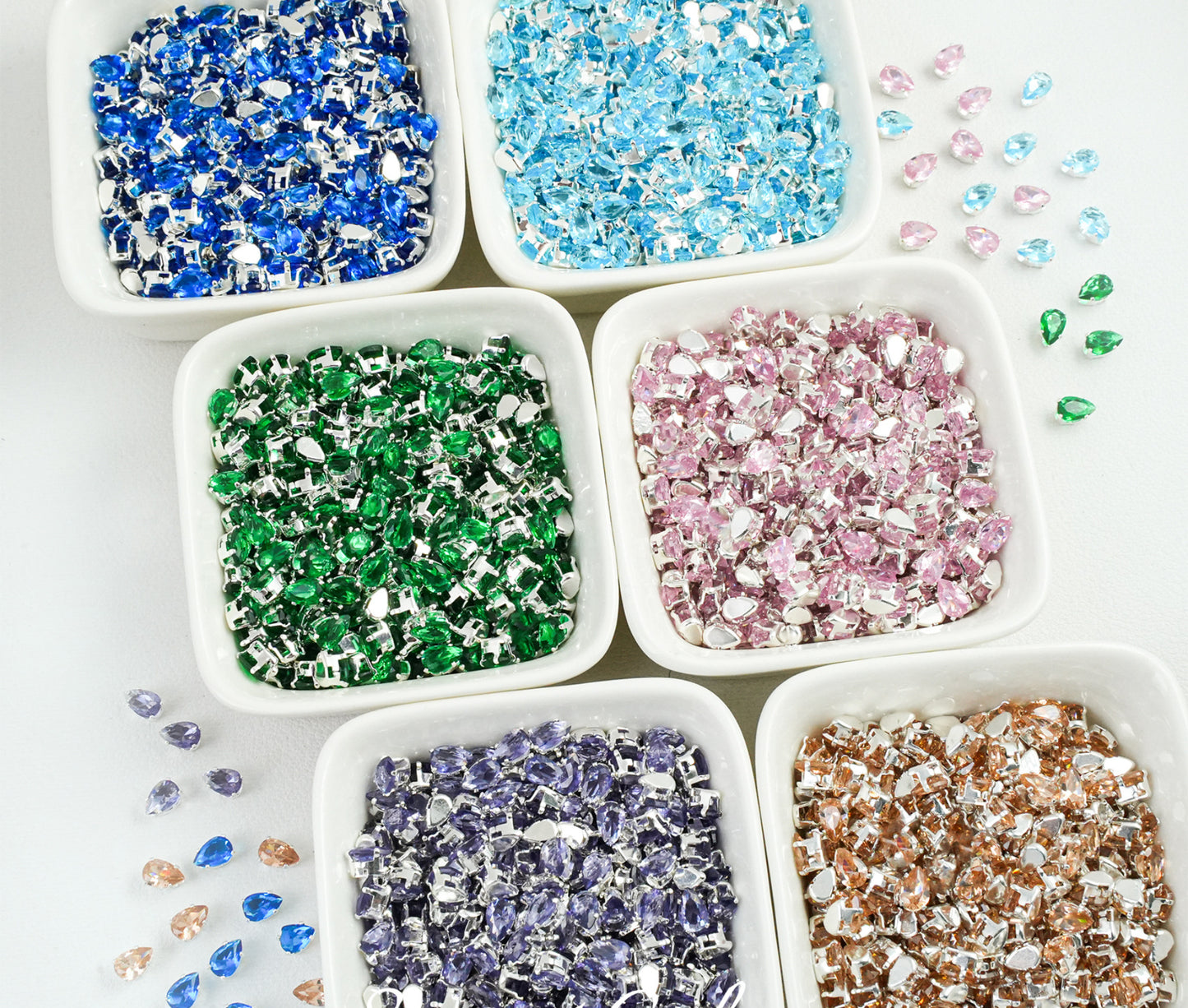 4*6mm Teardrop Shape Zircon