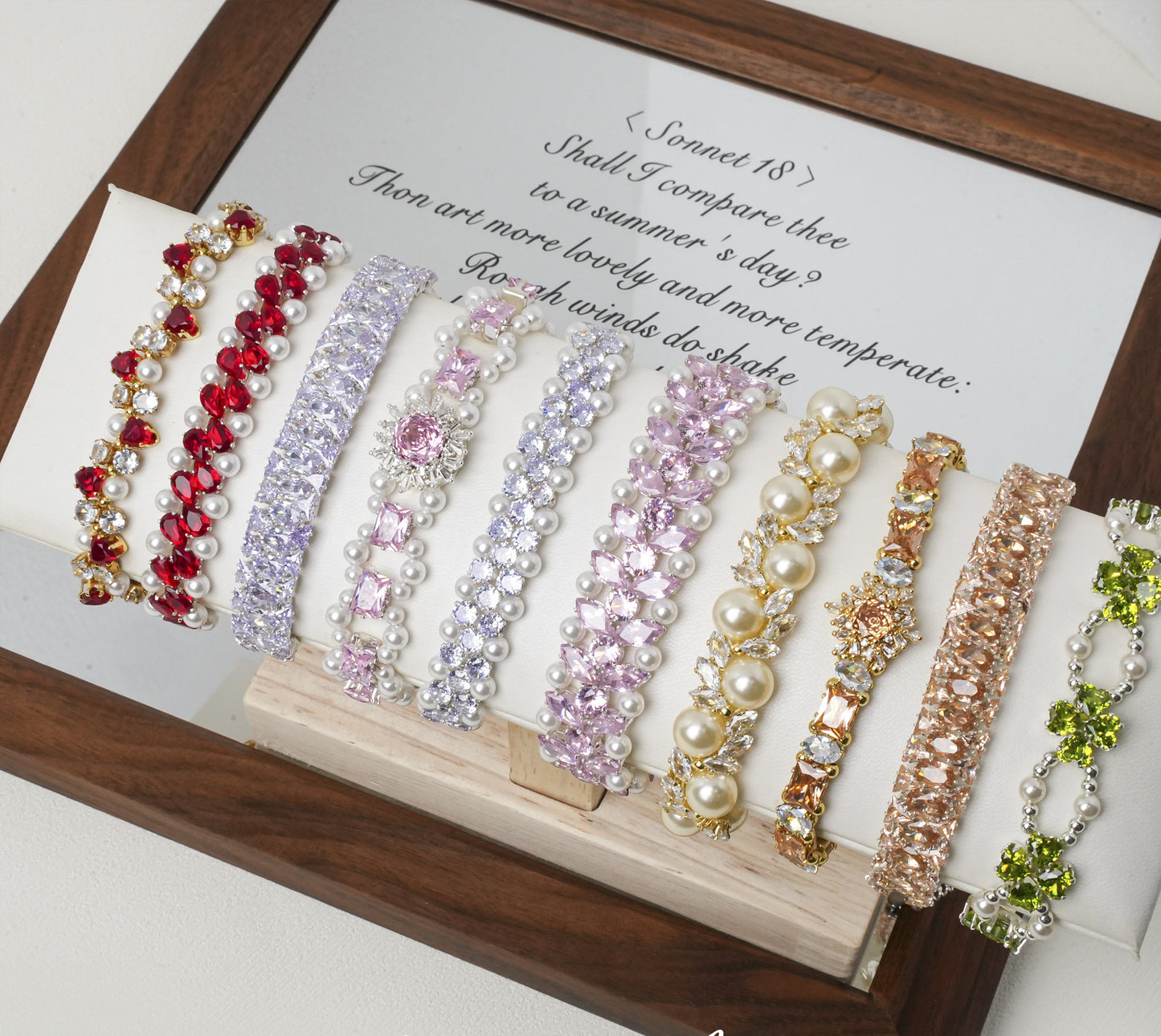 Bracelet Material Kit Pearl&Zircon
