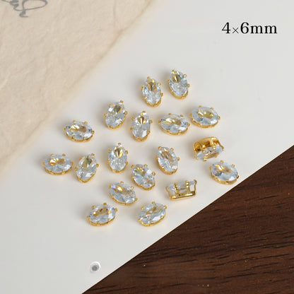 4*6mm Oval Zircon
