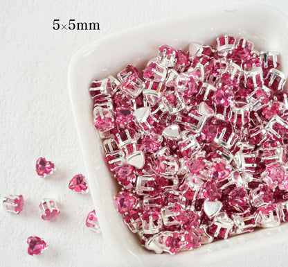 5mm Heart Shape Zircon