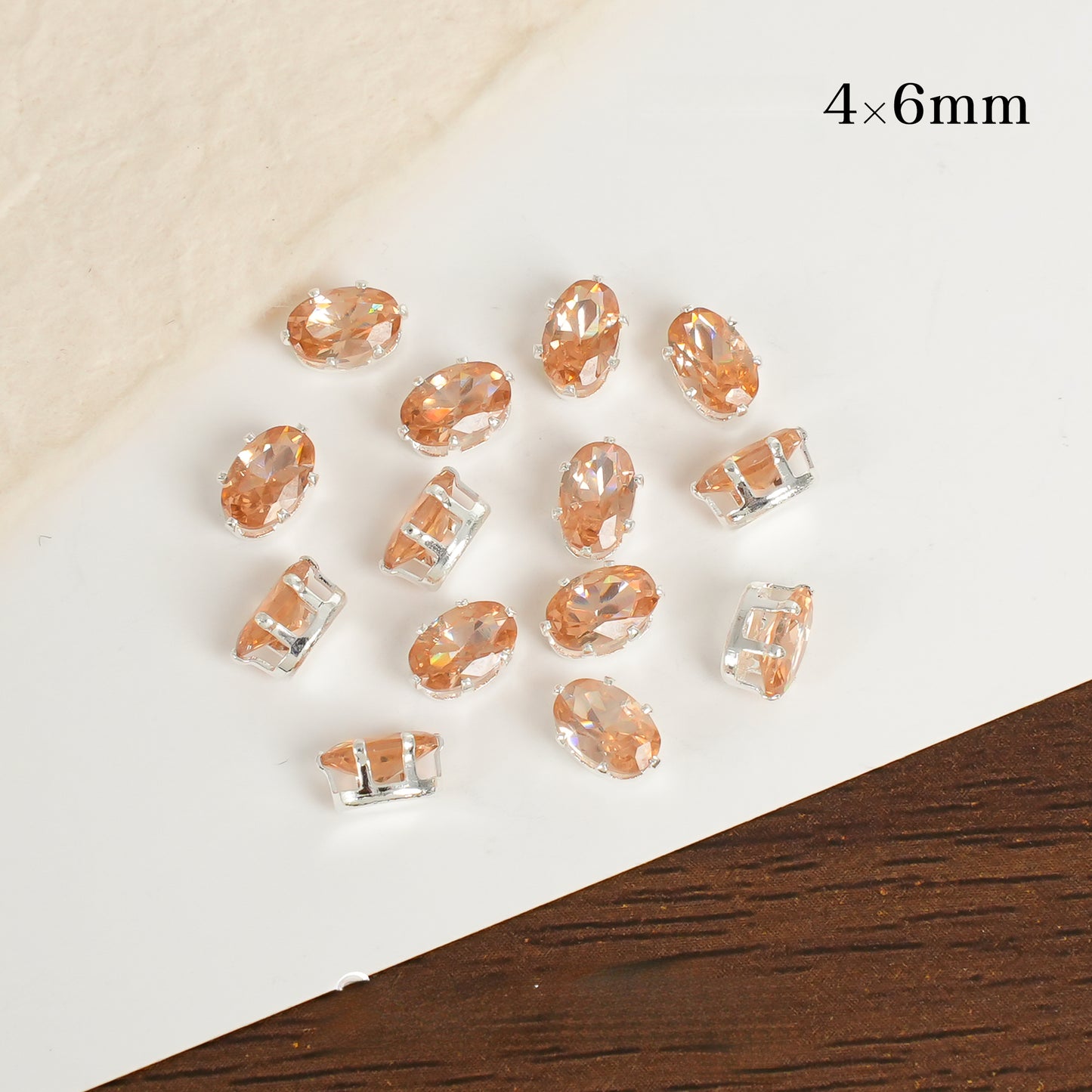 4*6mm Oval Zircon