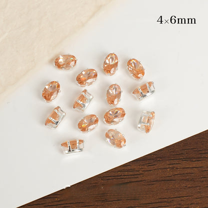 4*6mm Oval Zircon