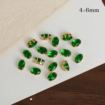4*6mm Oval Zircon