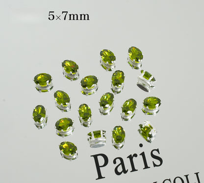 5*7mm Oval Zircon
