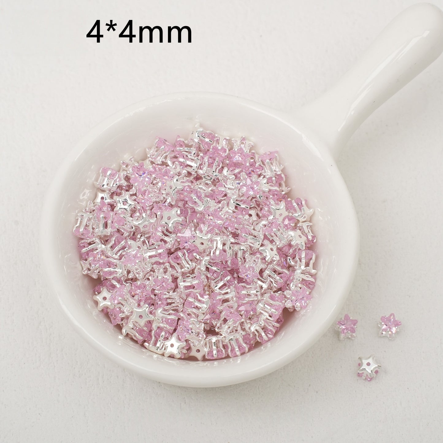 3mm/4mm Star Zircon