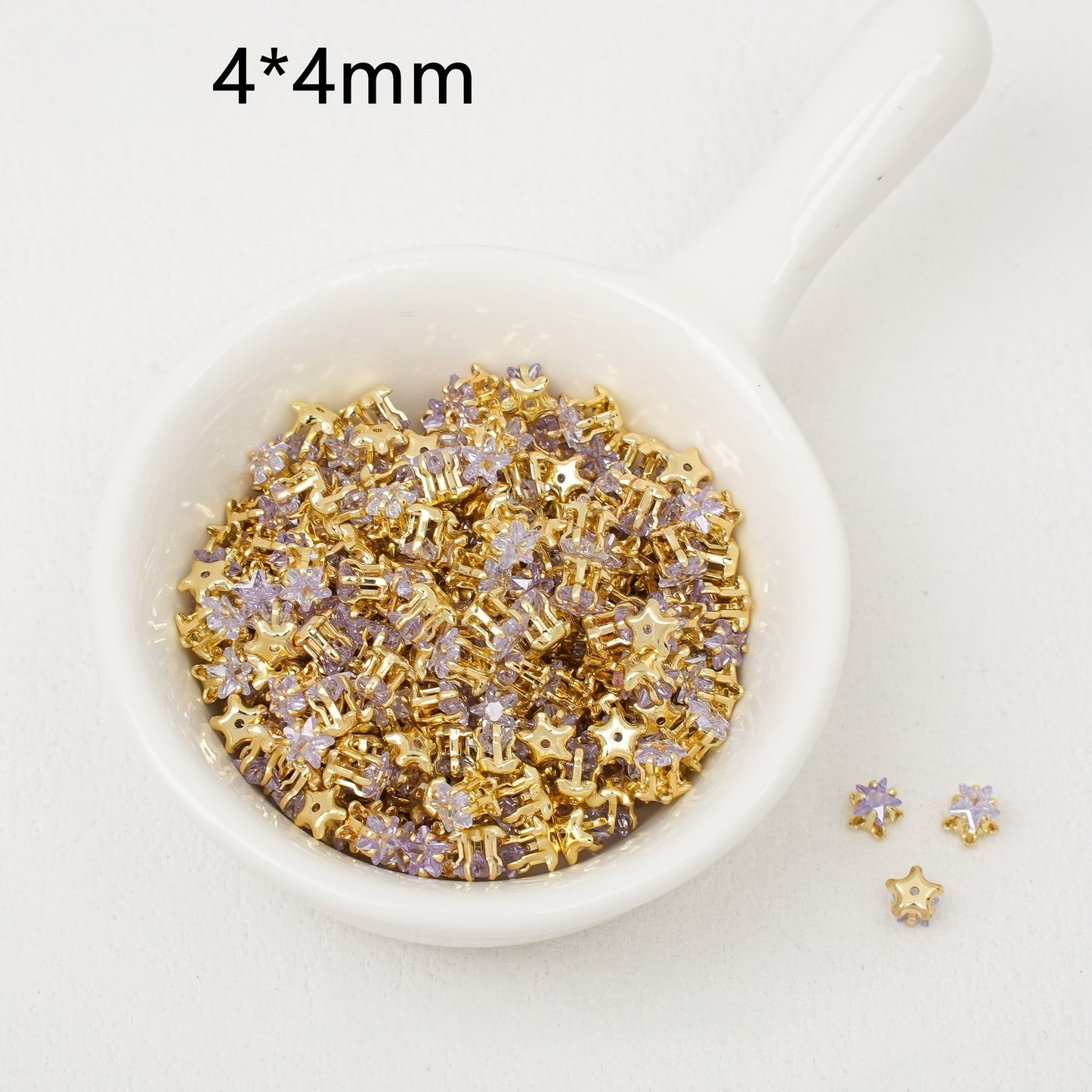 3mm/4mm Star Zircon