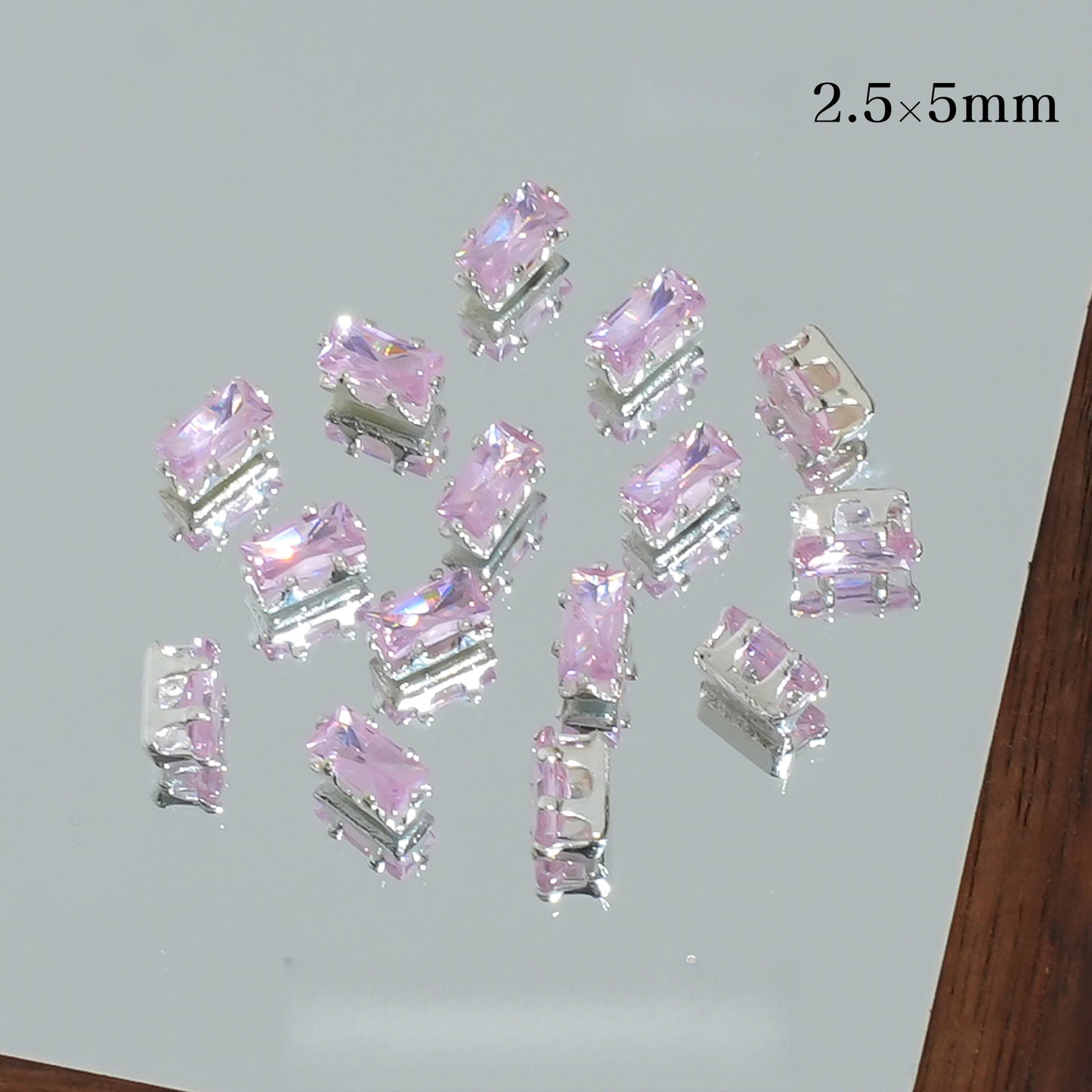 2.5*5mm Rectangle Zircon