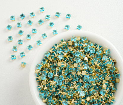 3mm Square Zircon