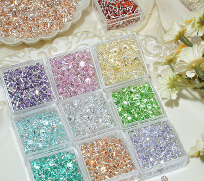 3mm/4mm Reverse Round Zircon