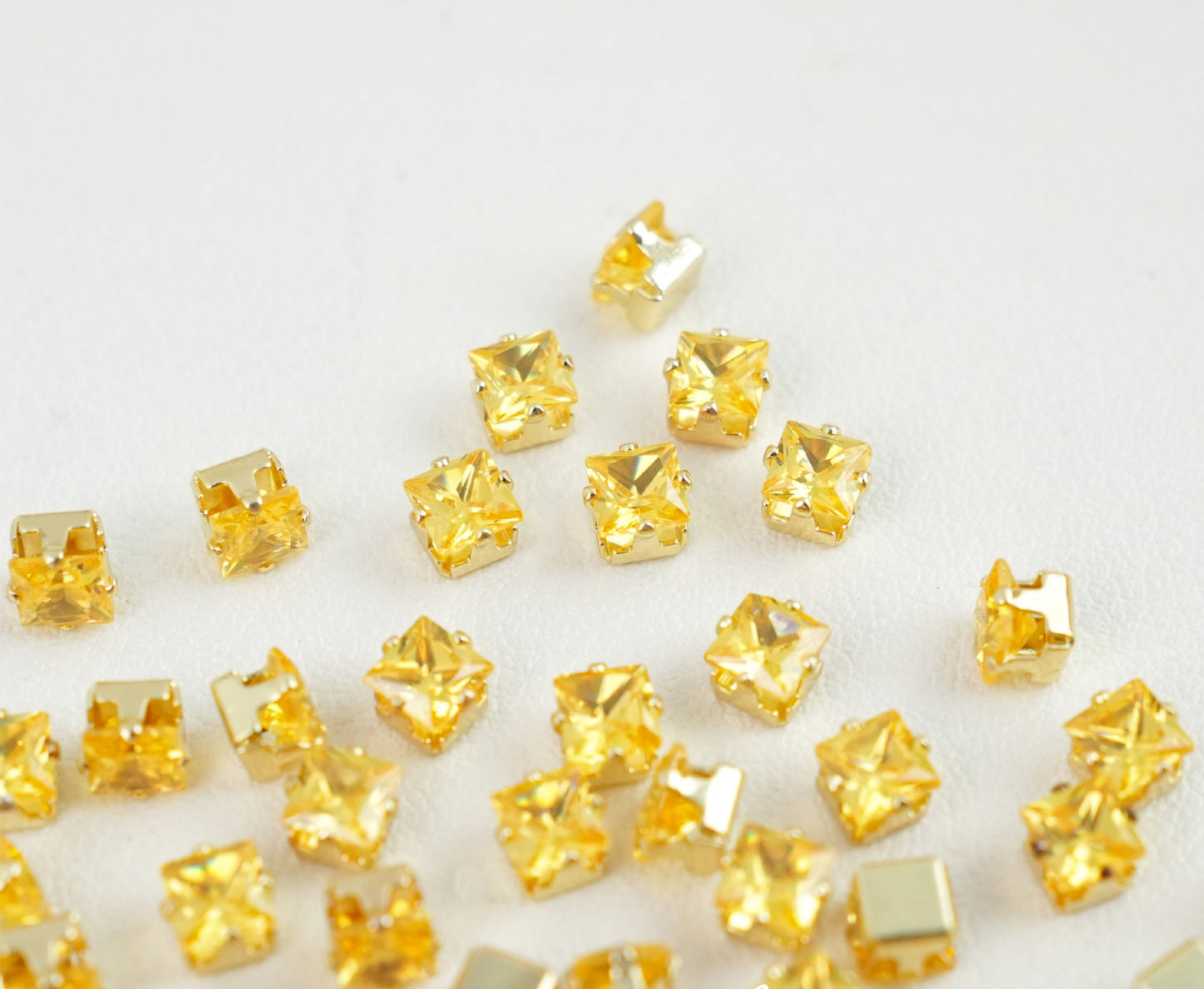 4mm Square Zircon