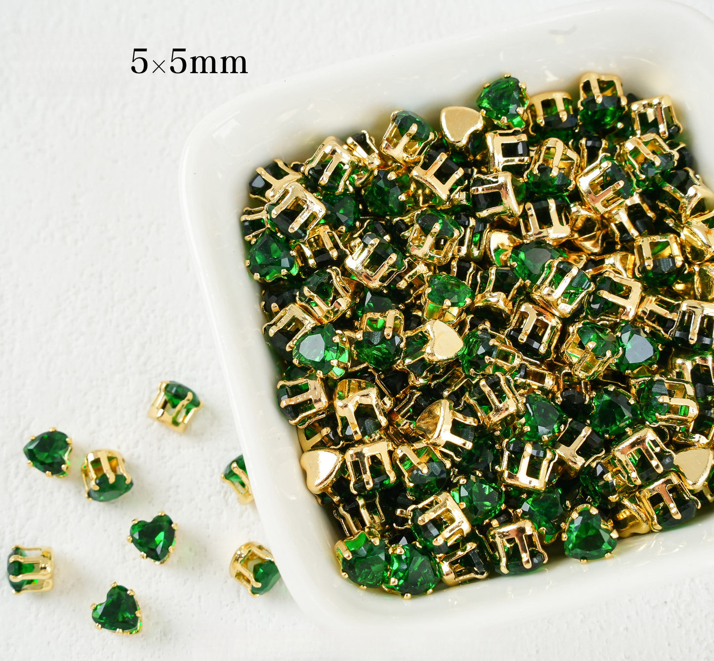 5mm Heart Shape Zircon