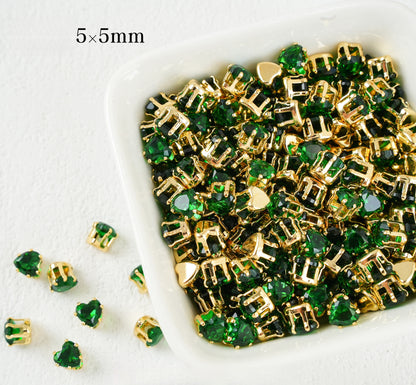 5mm Heart Shape Zircon
