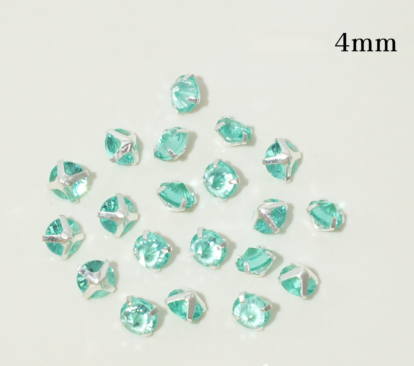 3mm/4mm Reverse Round Zircon