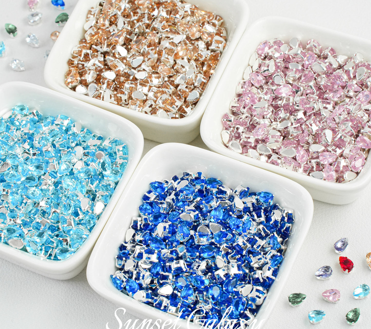 4*6mm Teardrop Shape Zircon