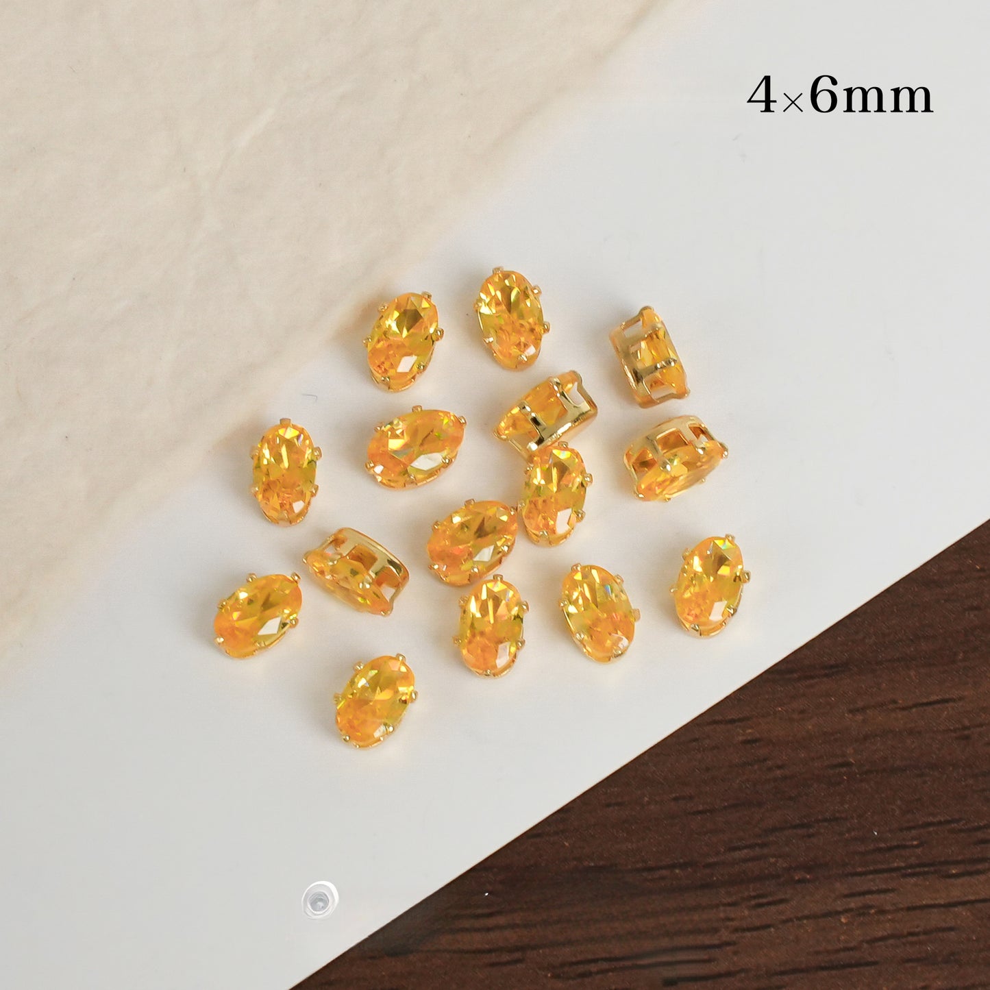 4*6mm Oval Zircon