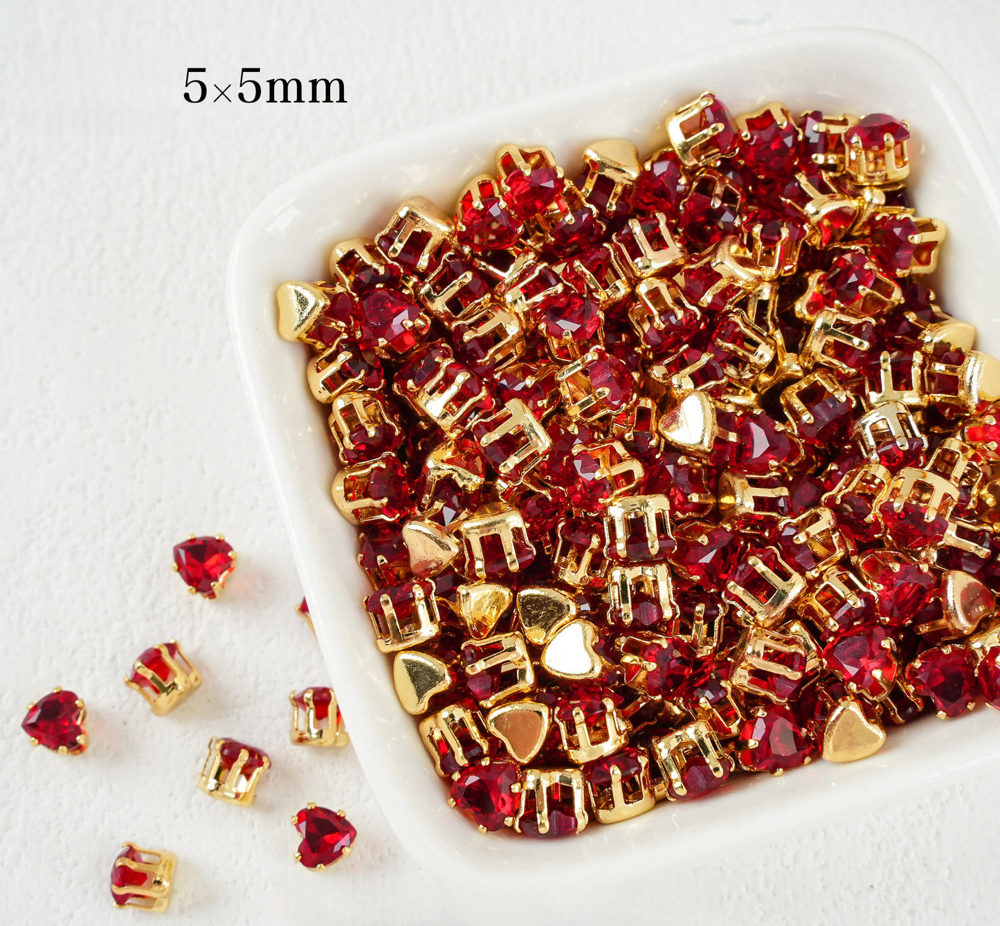 5mm Heart Shape Zircon