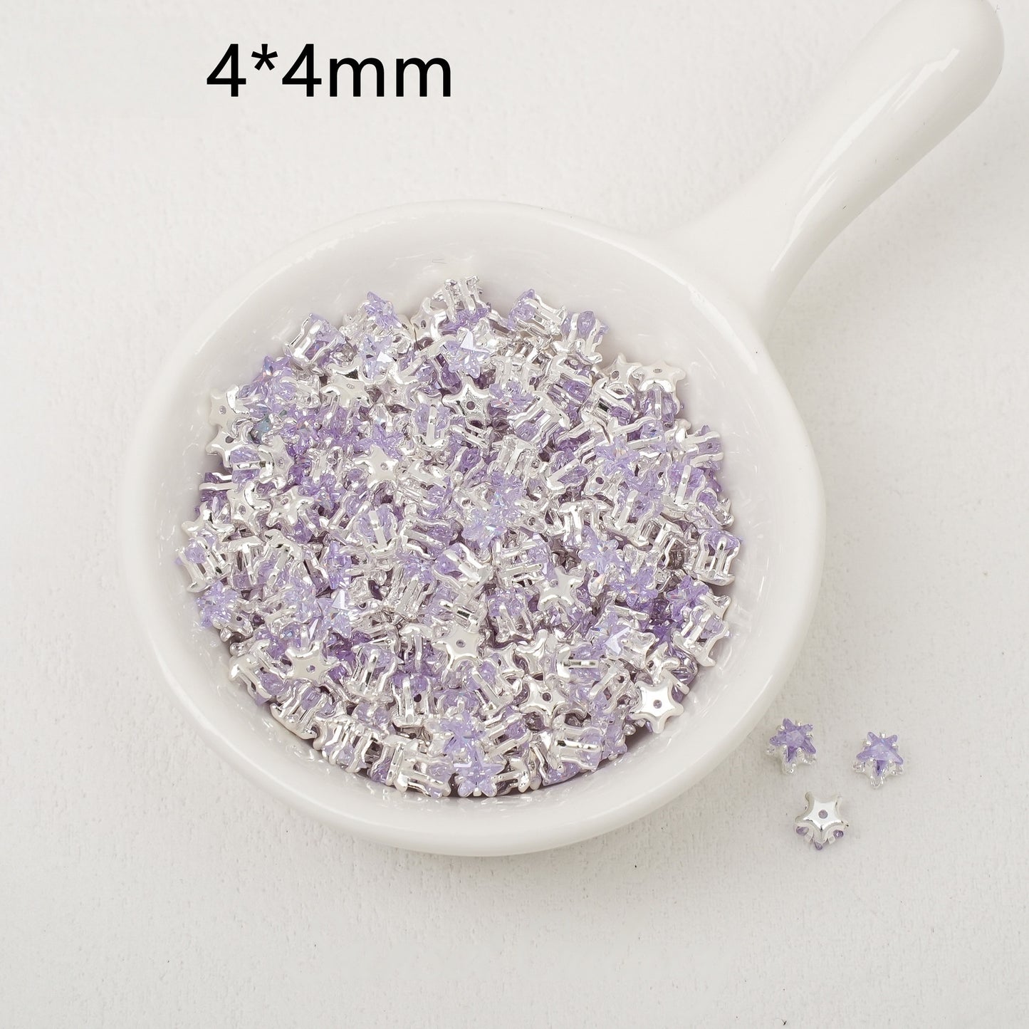 3mm/4mm Star Zircon