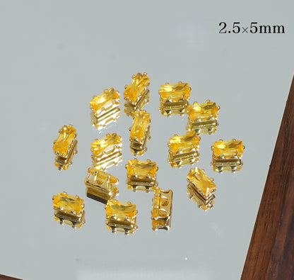 2.5*5mm Rectangle Zircon