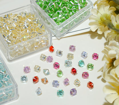 3mm/4mm Reverse Round Zircon