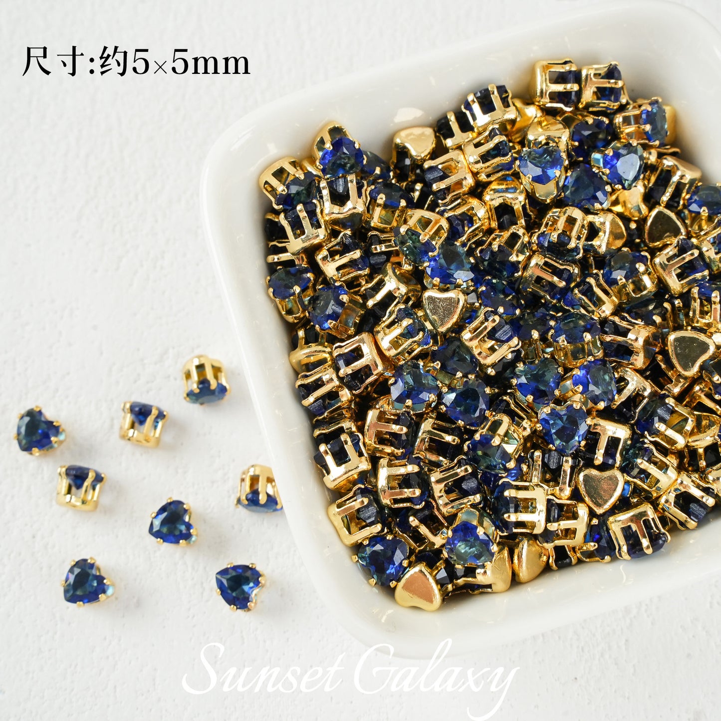 5mm Heart Shape Zircon