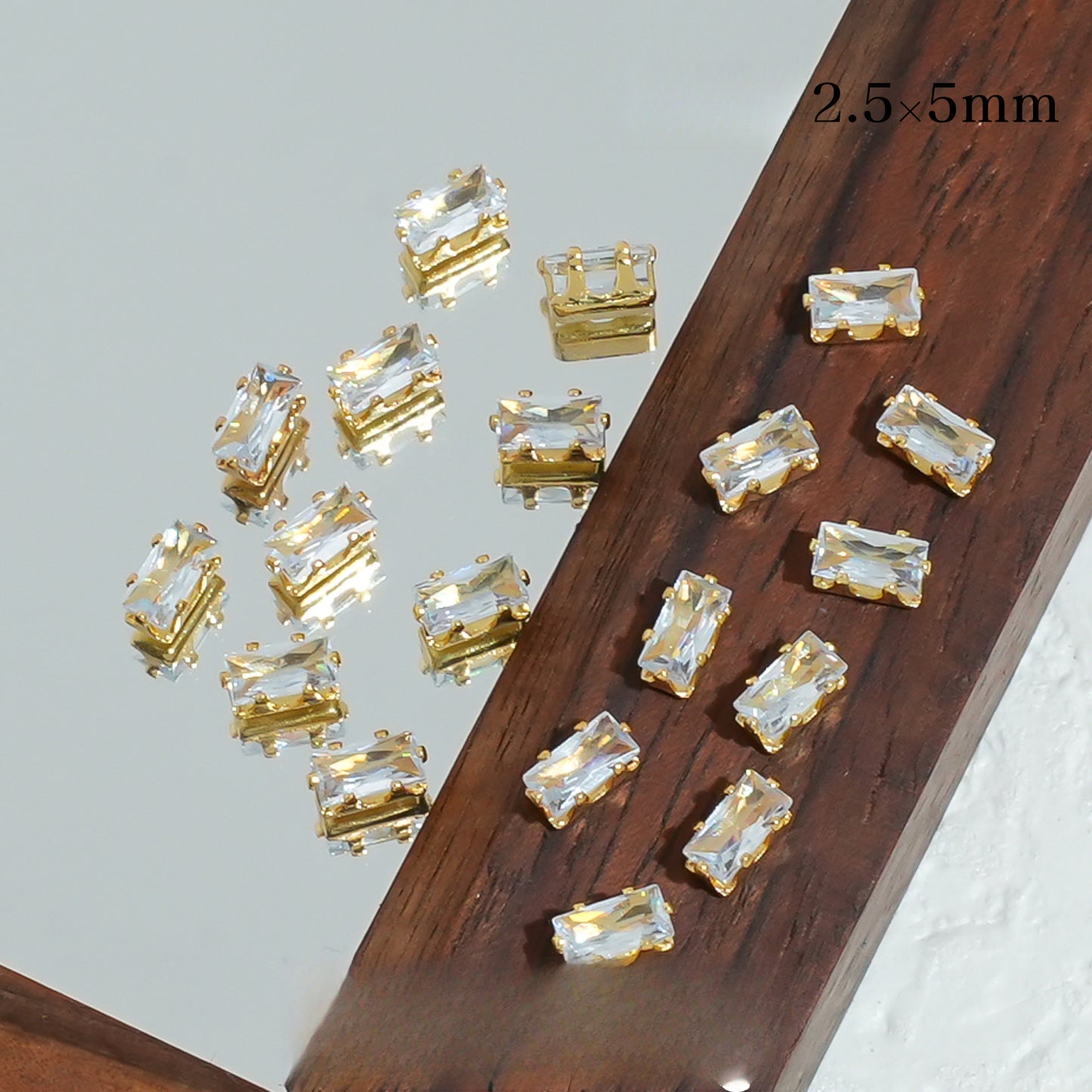 2.5*5mm Rectangle Zircon