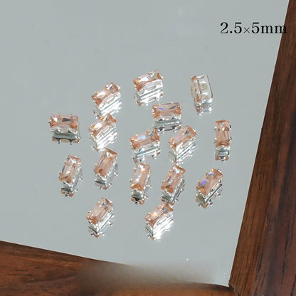 2.5*5mm Rectangle Zircon