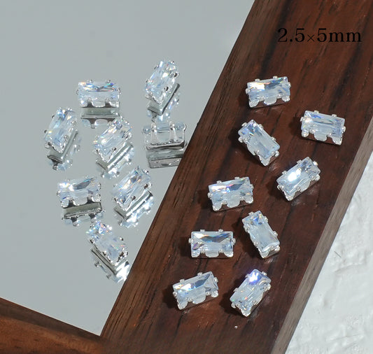 2.5*5mm Rectangle Zircon