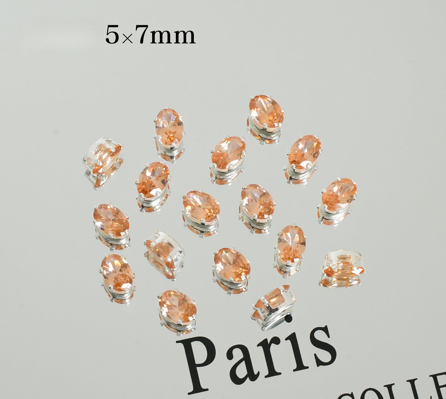5*7mm Oval Zircon