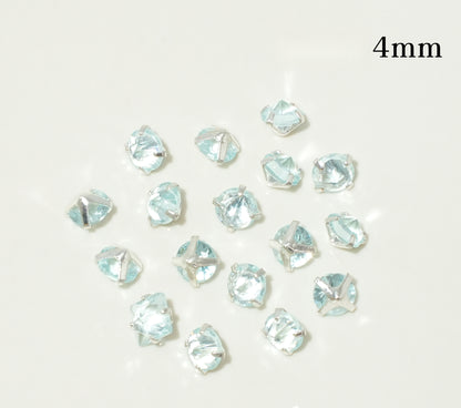 3mm/4mm Reverse Round Zircon