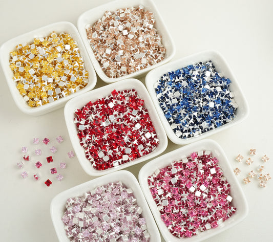 4mm Square Zircon