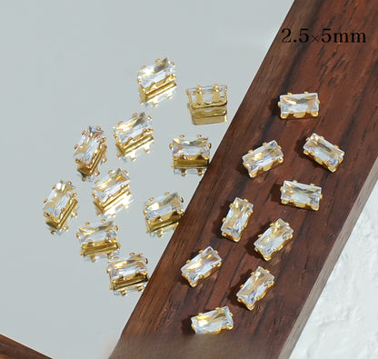2.5*5mm Rectangle Zircon