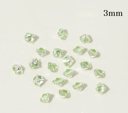 3mm/4mm Reverse Round Zircon