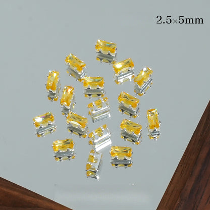 2.5*5mm Rectangle Zircon
