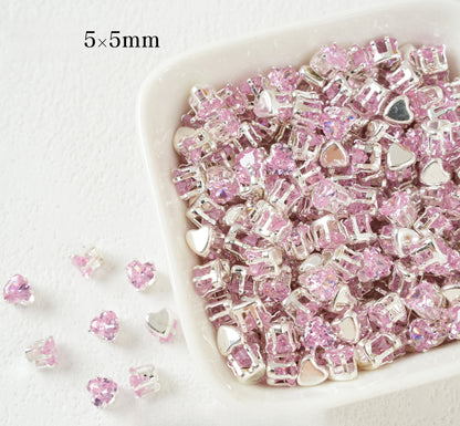 5mm Heart Shape Zircon