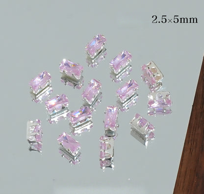 2.5*5mm Rectangle Zircon