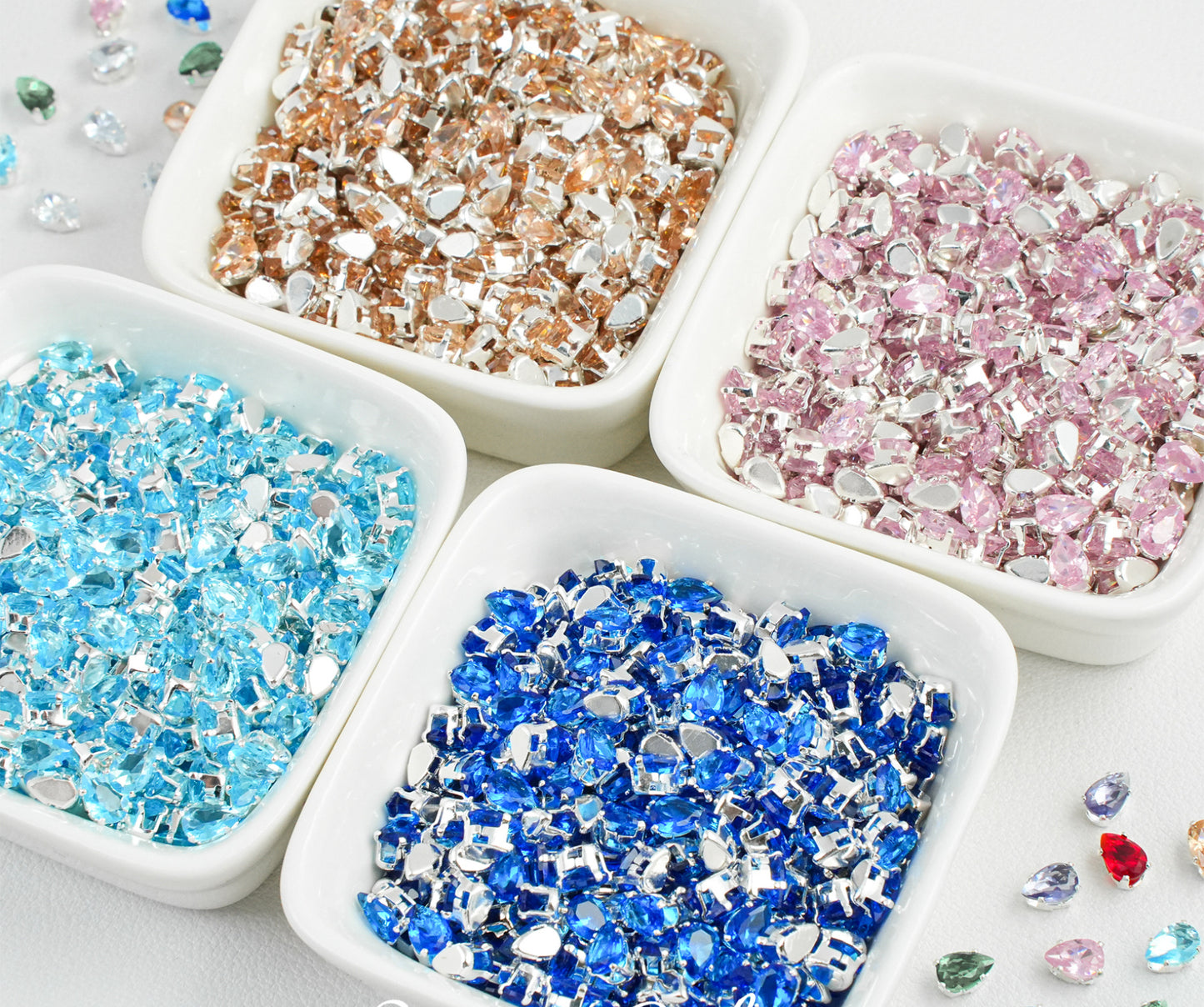 4*6mm Teardrop Shape Zircon