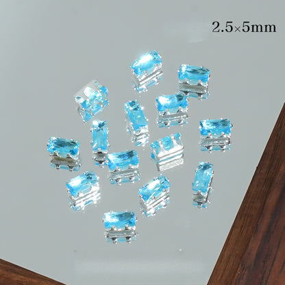 2.5*5mm Rectangle Zircon